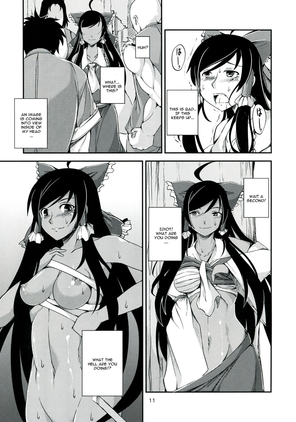 Hentai Manga Comic-Kuro Miko no hen - Sono Ichi-Read-11